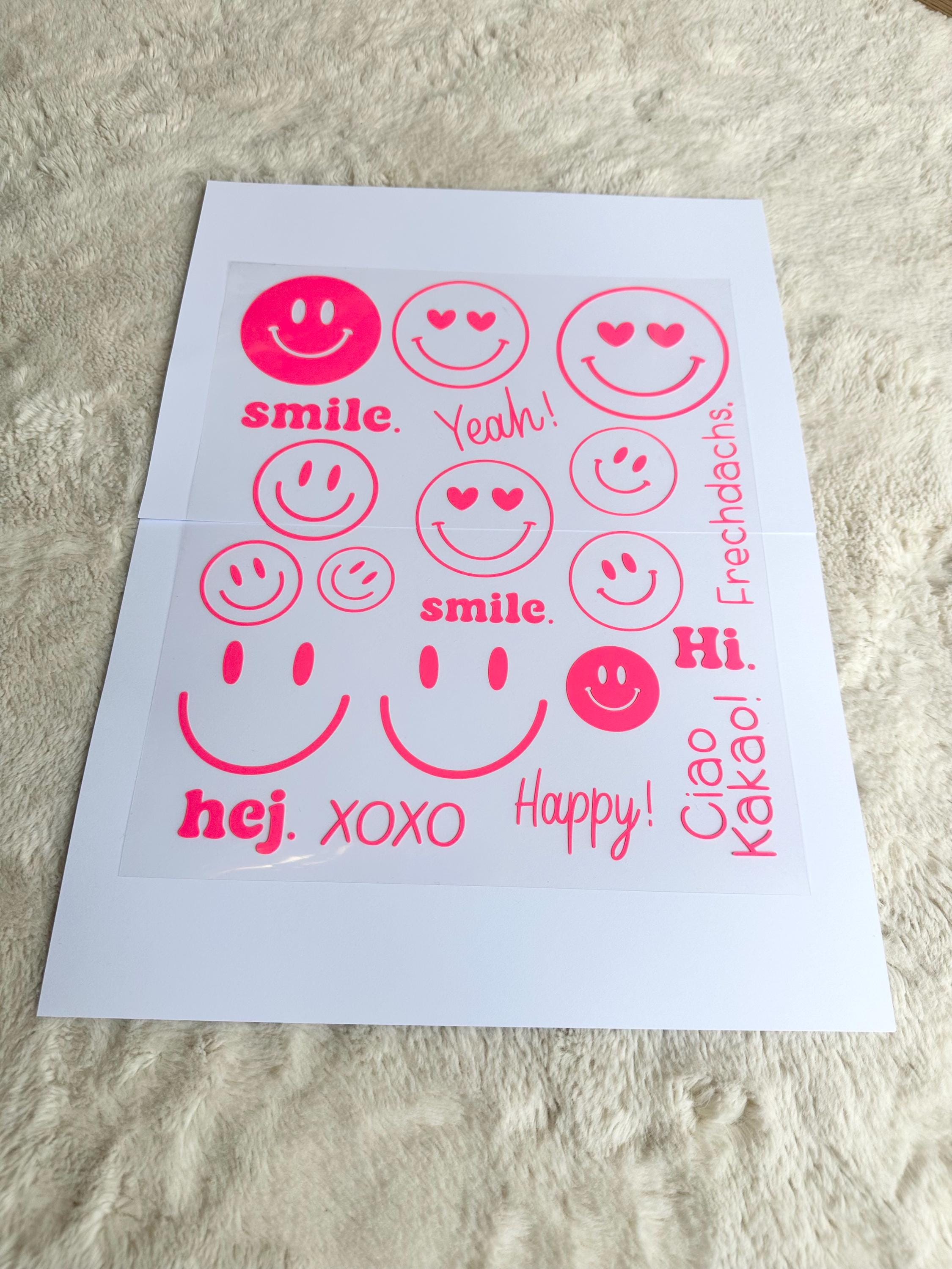 Smiley Plotterdatei | SVG | PNG | PSD | Plotterbild Smiley | Frechdachs | Smiley Face | Bügelbilder Smiley | Download | Plotten | Digital