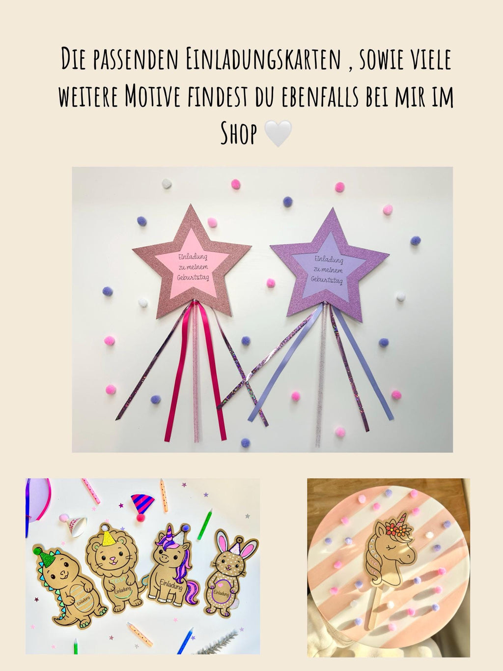 Mitgebseltüten | Goodie Bag | Kindergeburtstag | Süßigkeitentüte | Passend zu Zauberstab Einladung | Geschenktüte | Gastgeschenk für Kinder