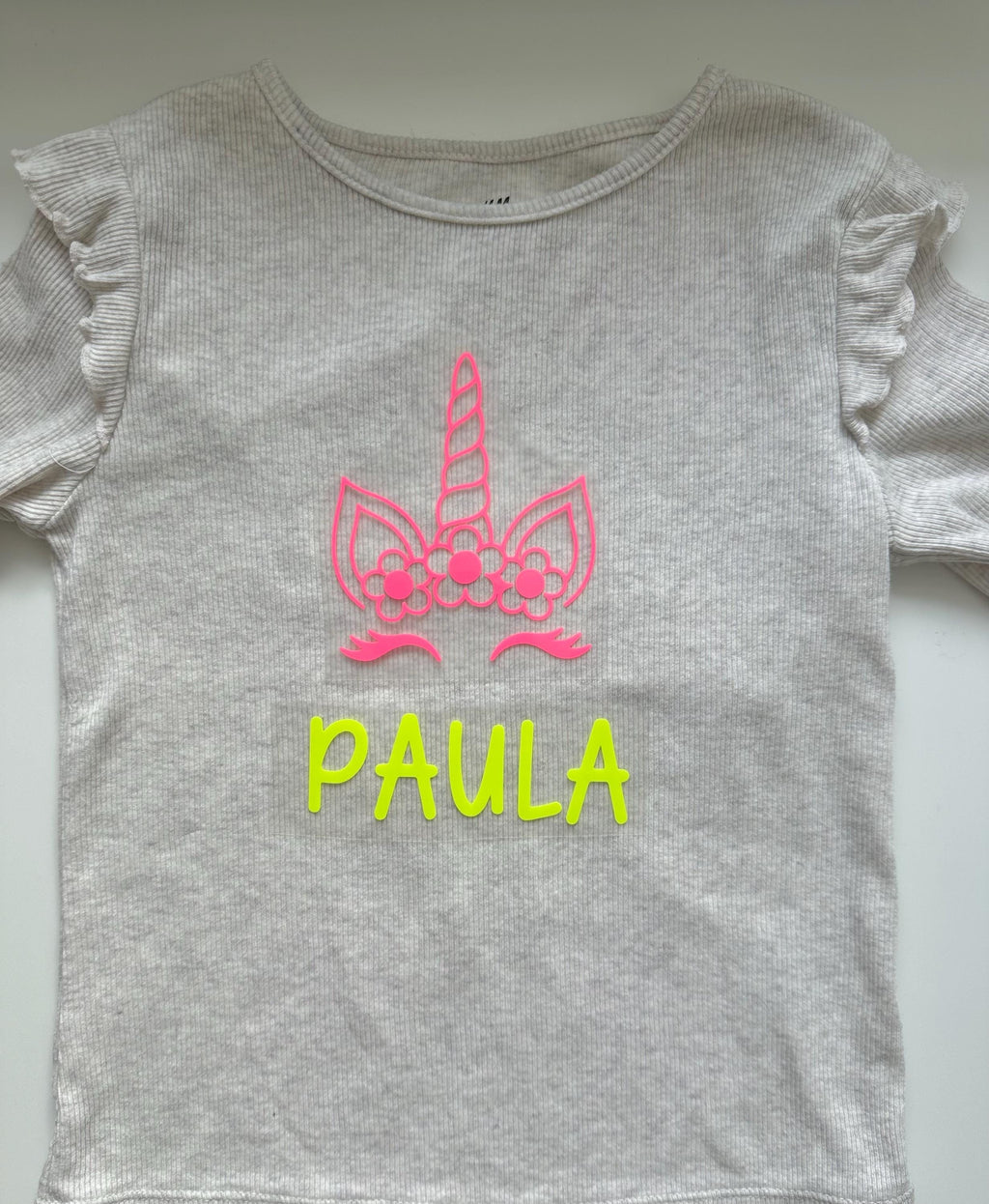 Bügelbilder Einhörner Set | Einhorn | Neonfarben | Einhorn Bügelbild | Zauberstab | Kindergeburtstag | Namen zum aufbügeln | Herzen