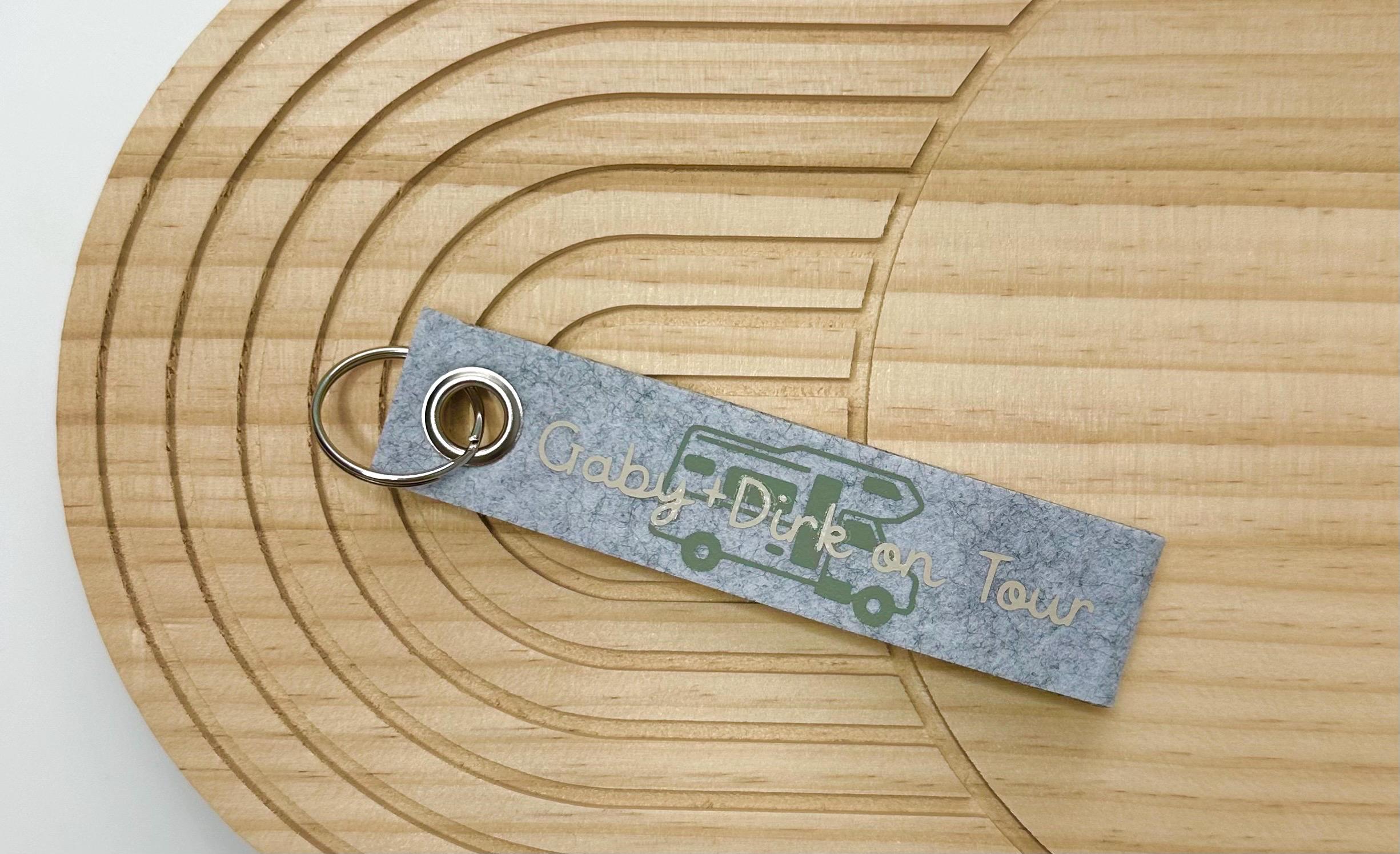 Schlüsselanhänger Filz | personalisiert | Keychain | Geschenk Hebamme | Geschenk Erzieherin | Geschenkidee