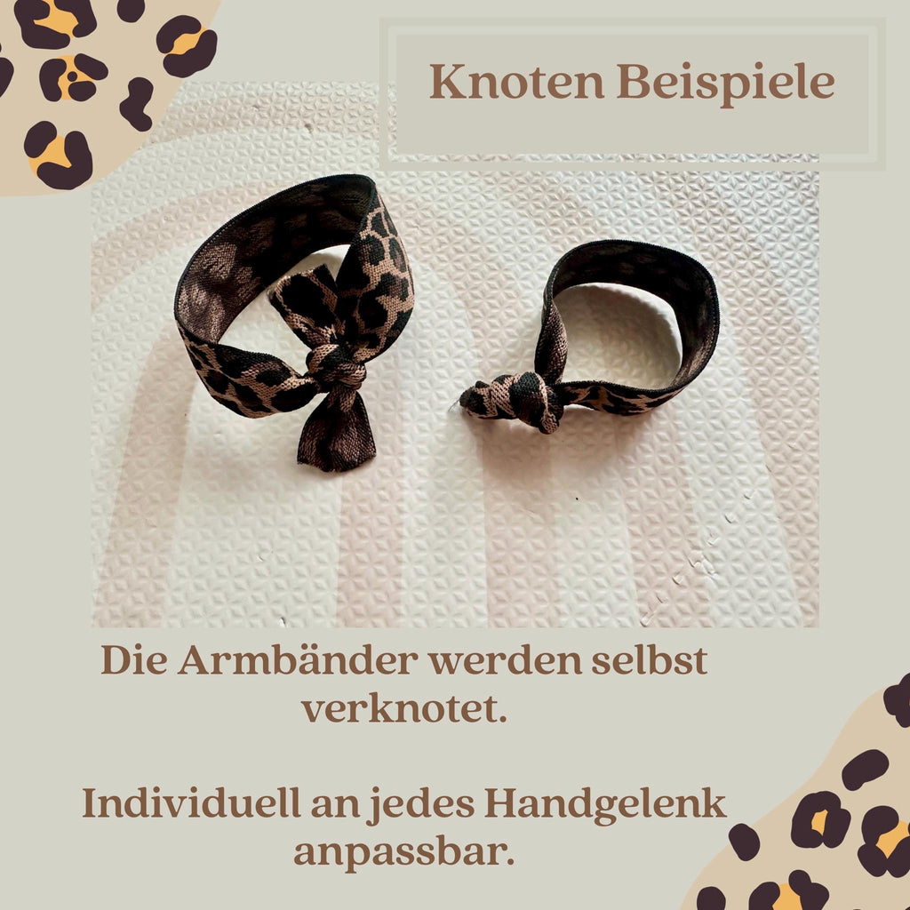 JGA Armband Leo | Braut | Bride | Bride Crew | Junggesellenabschied | JGA Accessoires | Girls Trip | Leopardenmuster | Neont Pink
