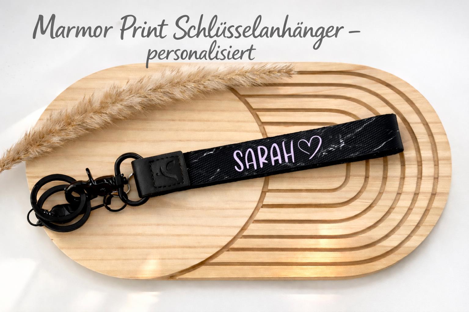 Schlüsselanhänger Marmoroptik | personalisiert | Geschenk Hebamme, Erzieherin Abschied, Geburtstag | Geschenkidee Lehrer | Muttertag