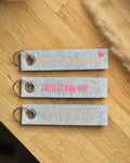 Schlüsselanhänger Filz | personalisiert | Keychain | Geschenk Hebamme | Geschenk Erzieherin | Geschenkidee