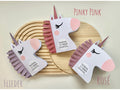 Einhorn Einladung Kindergeburtstag | DIY Bastelset oder fertig gebastelt | Einhorn Party | Einladung Mädchen | Einhorn Deko | Glitzer