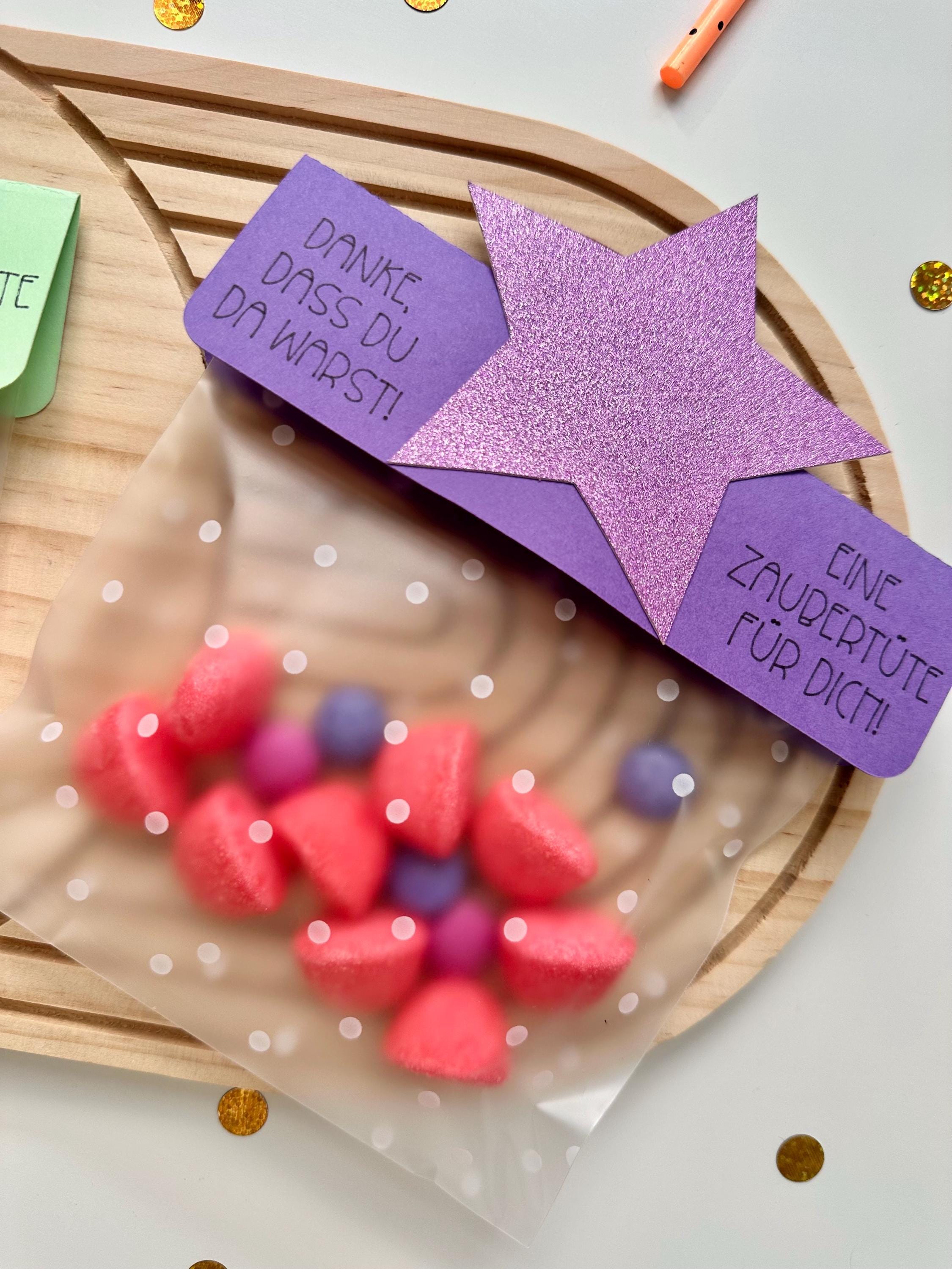 Mitgebseltüten | Goodie Bag | Kindergeburtstag | Süßigkeitentüte | Passend zu Zauberstab Einladung | Geschenktüte | Gastgeschenk für Kinder