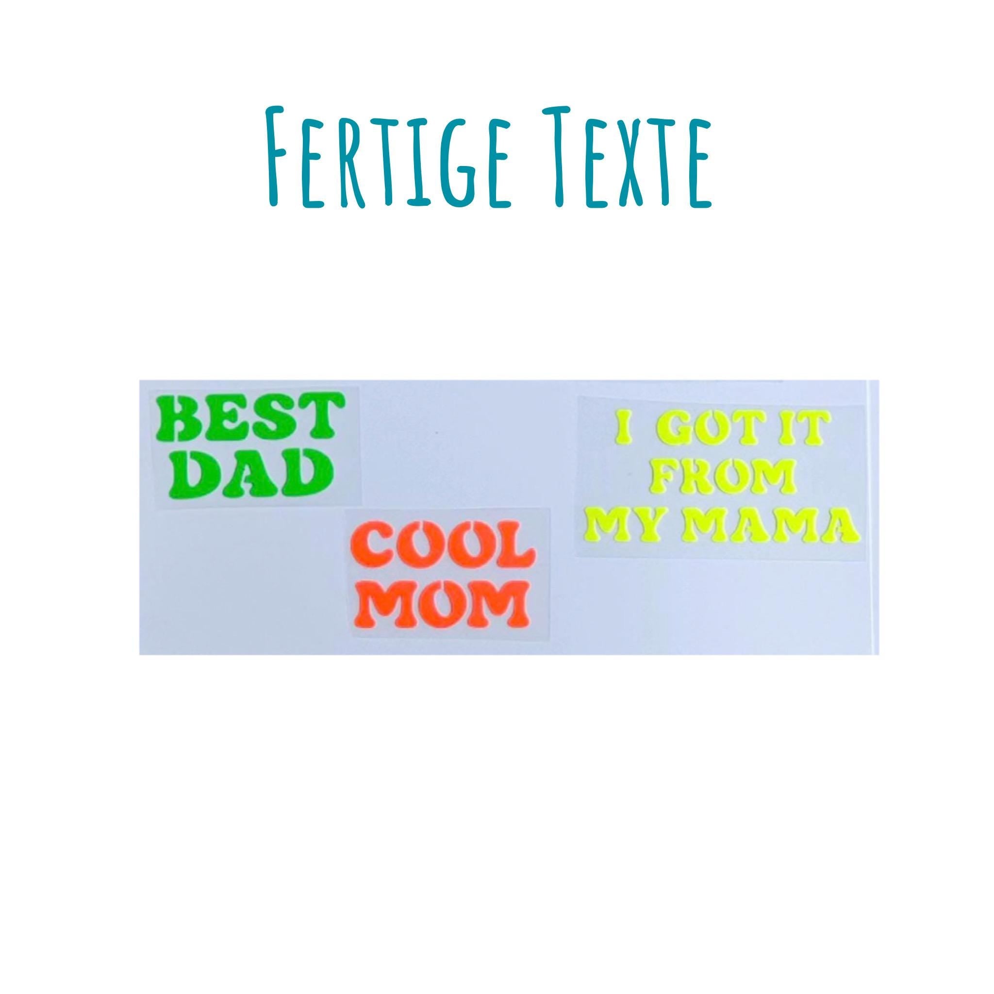 Bügelbilder SMILEY Neonfarben | Bügelbild | Bügelbilder Set | Wunschtext zum aufbügeln | verschiedene Farben | Smiley zum aufbügeln