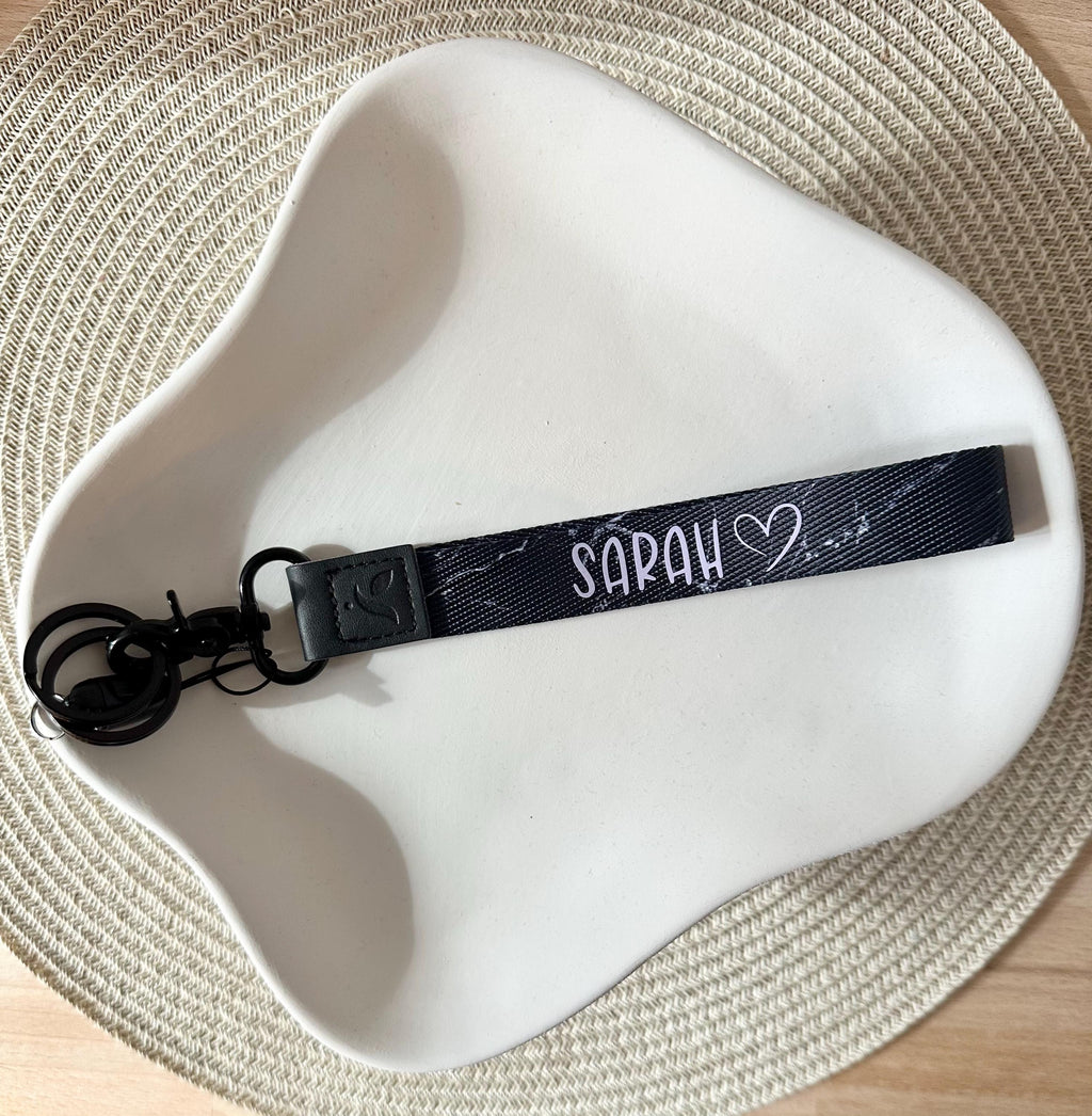 Schlüsselanhänger Marmoroptik | personalisiert | Geschenk Hebamme, Erzieherin Abschied, Geburtstag | Geschenkidee Lehrer | Muttertag