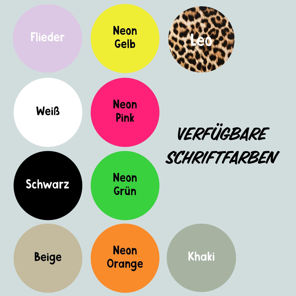 Bügelbilder SMILEY Leo Print 4er Set | Leoparden Optik | Smile | Bügelbilder Set | Smiley zum aufbügeln