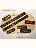 JGA Armband Leo | Braut | Bride | Bride Crew | Junggesellenabschied | JGA Accessoires | Girls Trip | Leopardenmuster | Neont Pink