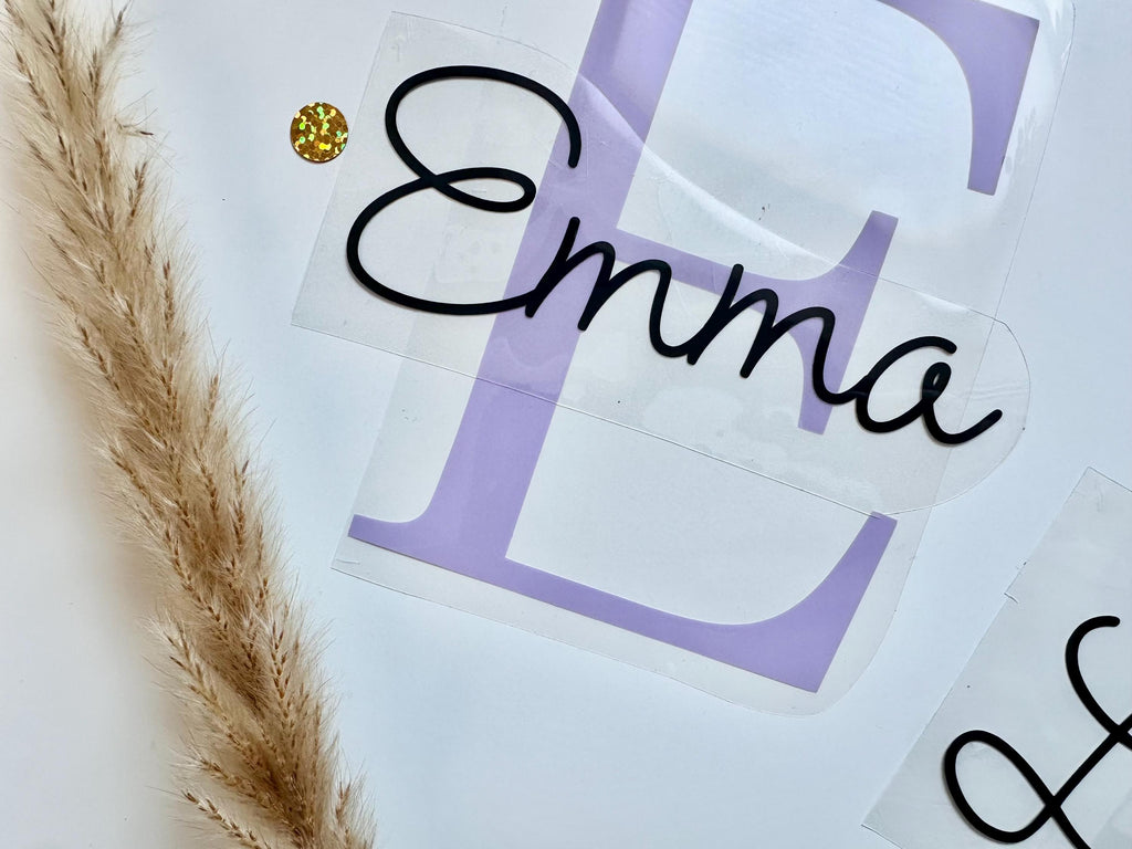 Bügelbild Geburtstag | Buchstabe und Name | zum aufbügeln | Geburtstags Shirt | 1.Geburtstag | Bügelbilder Kinder | personalisiert