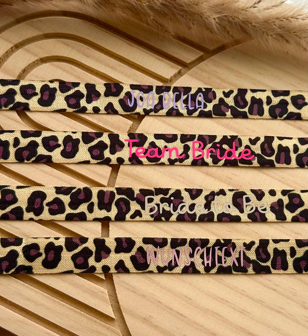 Personalisierte Armbänder Leo | Armband mit Wunschtext | Freundschaftsarmband | Geschenkidee | Festival Armbänder | JGA | Urlaubsarmband