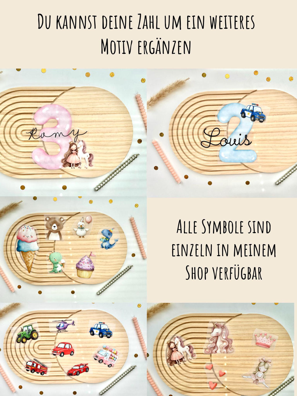 Bügelbild Feuerwehr mit Name | Polizeiauto | Hubschrauber | Auto | Rennauto | Traktor | Mini Bügelbilder | Bügelbild Kinder | Bügelbilder