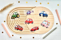 Bügelbild Polizeiauto | Feuerwerauto | Hubschrauber | Auto | Rennauto | Traktor | Mini Bügelbilder | Bügelbild Kinder | Bügelbild Fahrzeuge