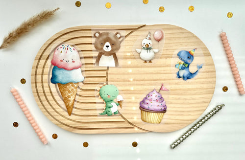 Bügelbild Dino | Bär | Eis | Cupcake | Gans | Mini Bügelbilder | Bügelbild Kinder | Bügelbild für Geburtstagsshirt | Patch | Geburtstag
