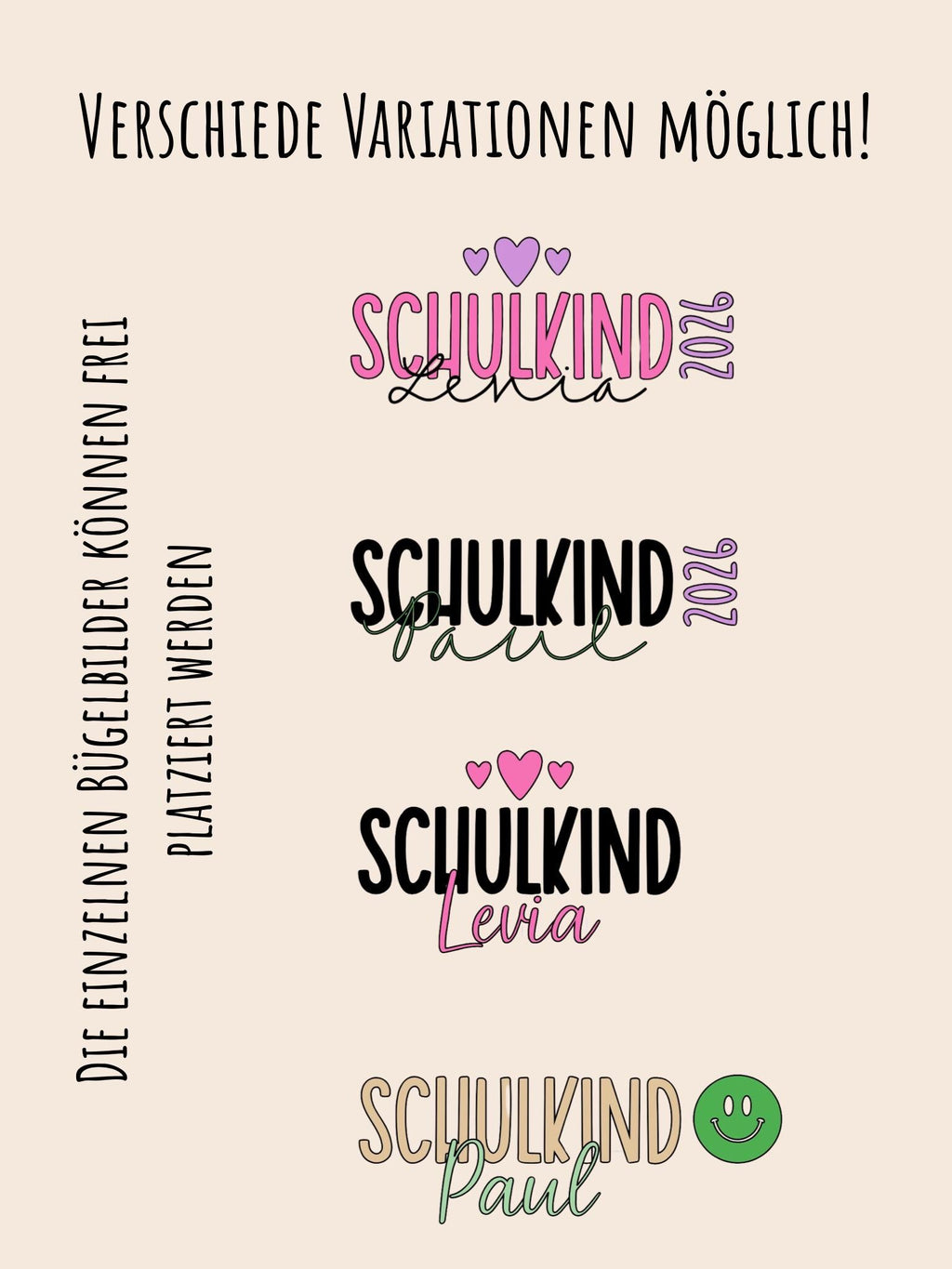 Bügelbild Schulkind | Schulanfang | Bügelbilder Kinder | zum aufbügeln | Schul Shirt | Erster Schultag | mit Name