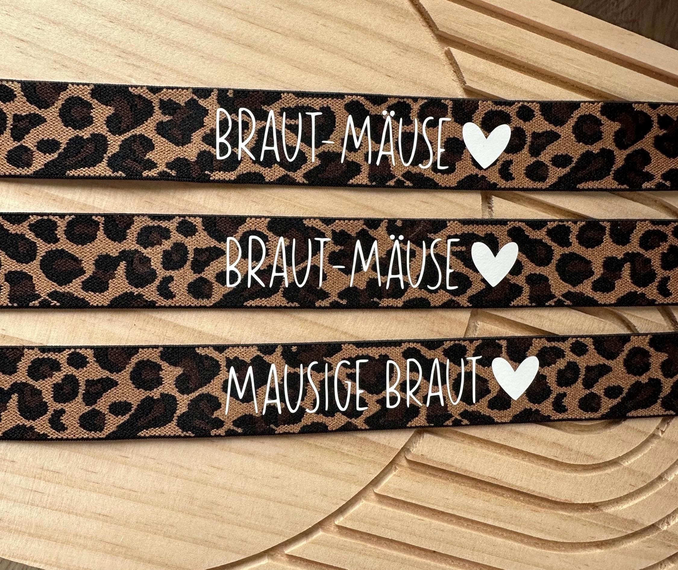 JGA Armband Leo | Braut | Bride | Bride Crew | Junggesellenabschied | Bachelor Party | Girls Trip | Leopardenmuster | Leo Beige