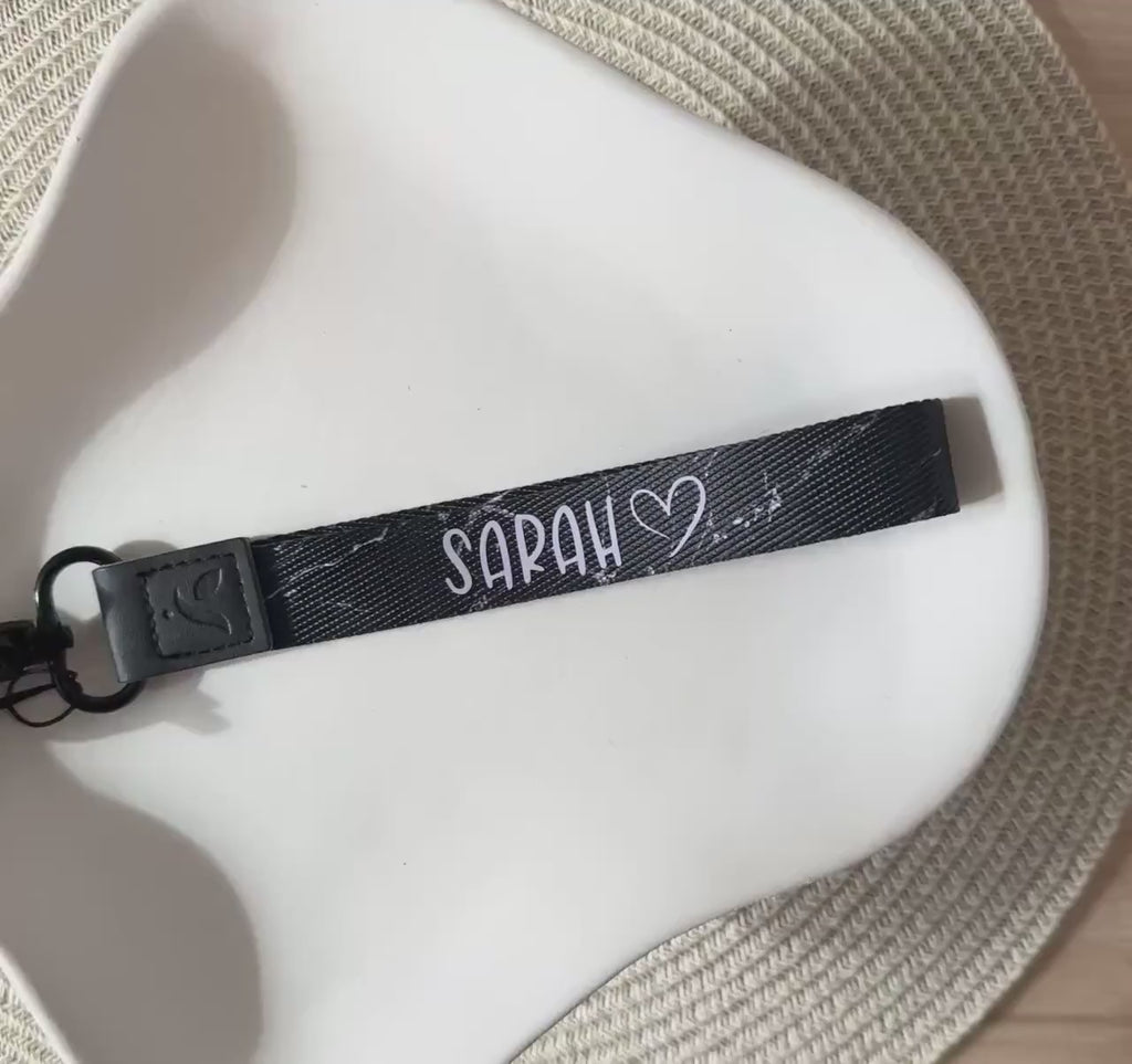 Schlüsselanhänger Marmoroptik | personalisiert | Geschenk Hebamme, Erzieherin Abschied, Geburtstag | Geschenkidee Lehrer | Muttertag